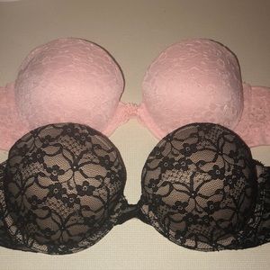Strapless lace aerie bras